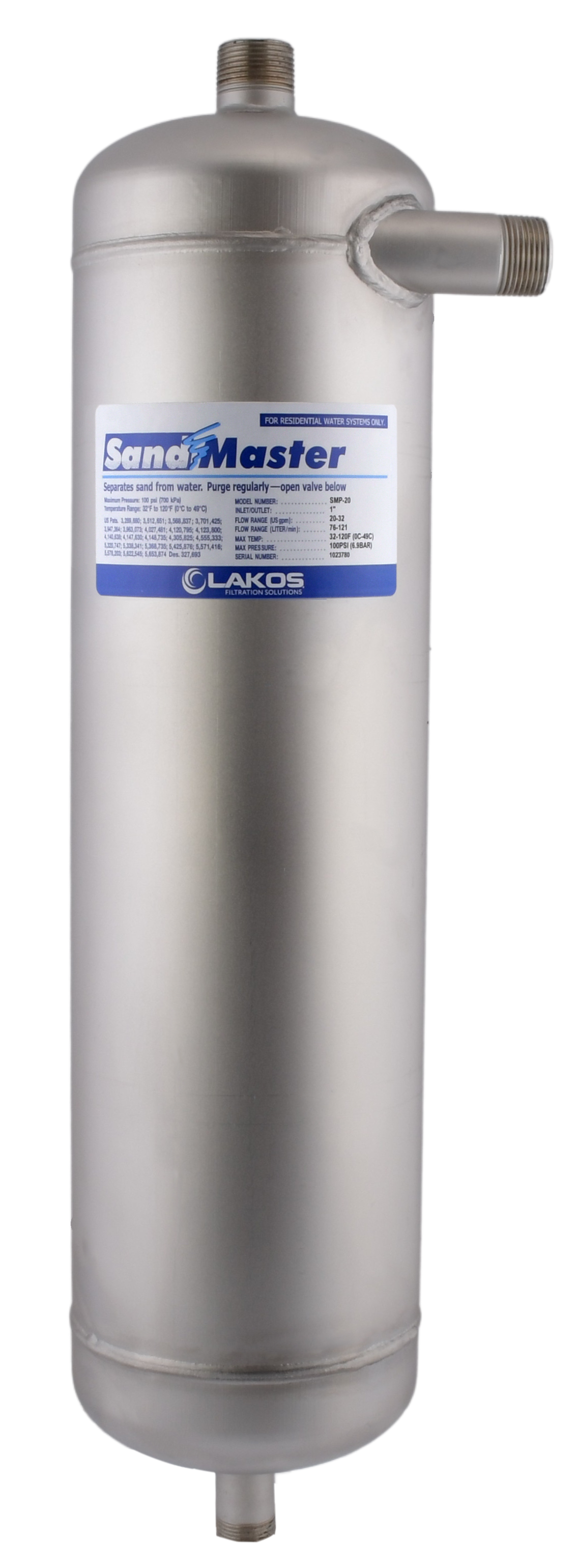 SandMaster Separators - LAKOS Filtration Solutions